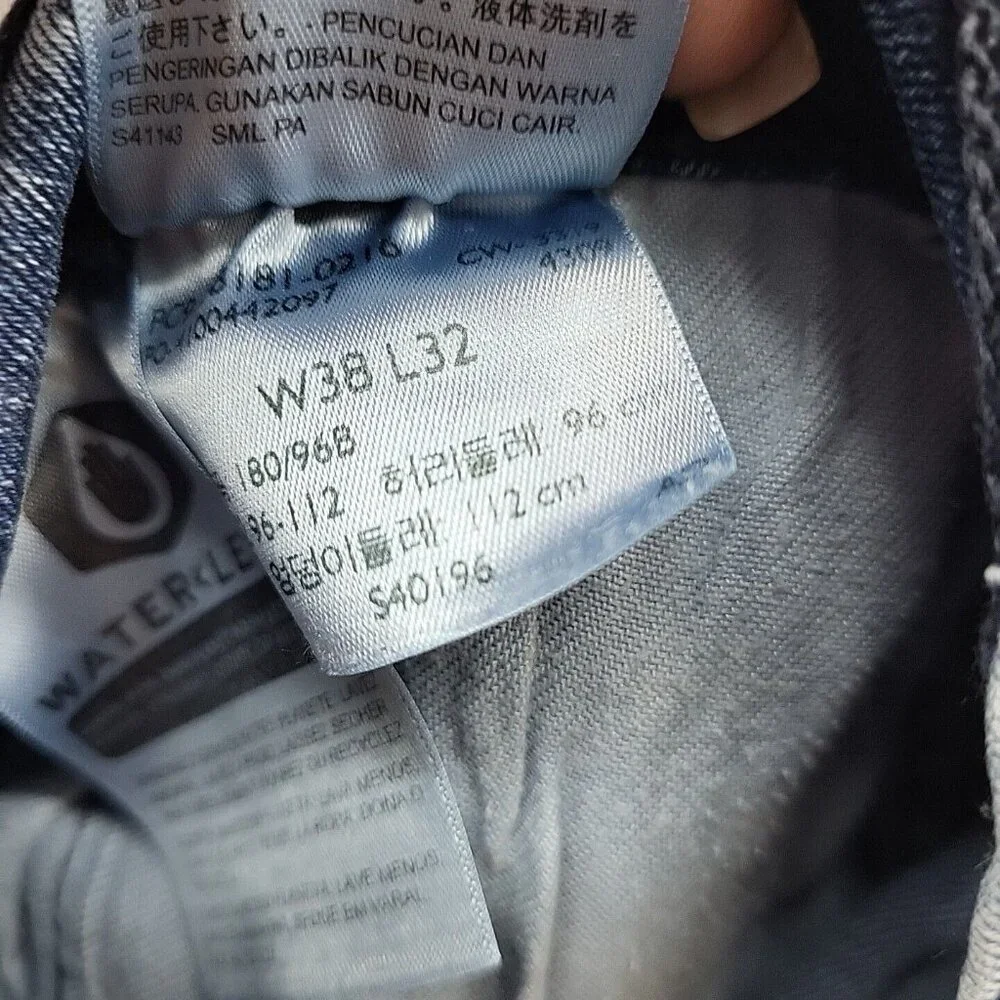 Levis‎ Jeans Mens W38 L32 Blue Denim Relaxed Straight Cowboy Flaw